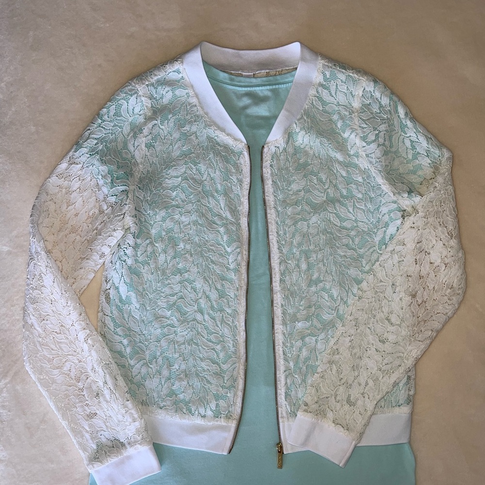 Laced bomber summertime jacket